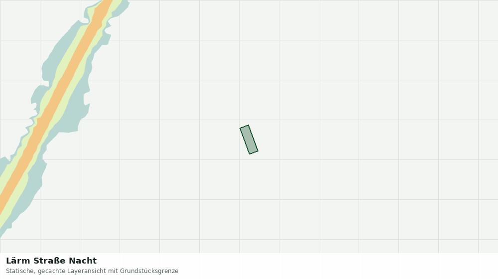 Statische Kartenansicht: Lärm Straße Nacht