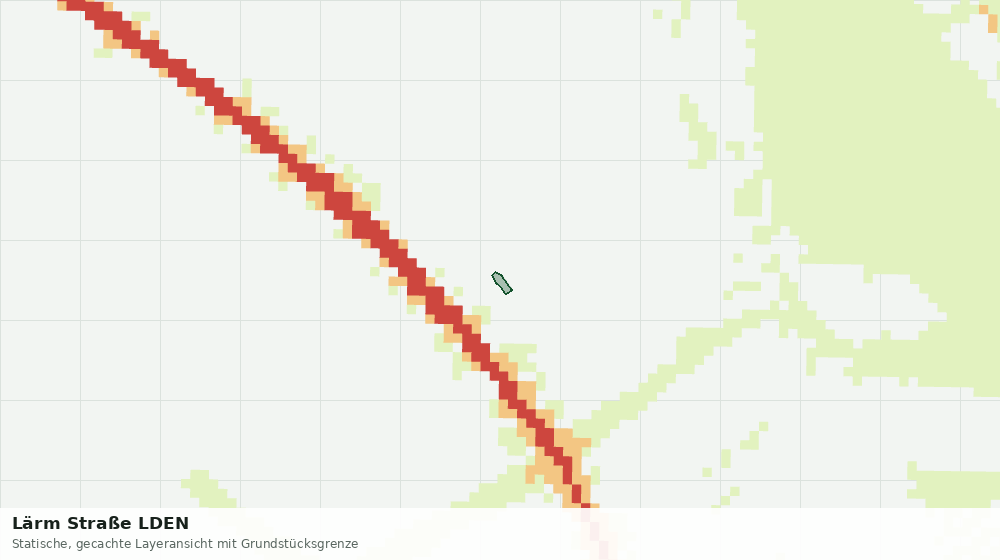 Statische Kartenansicht: Lärm Straße LDEN