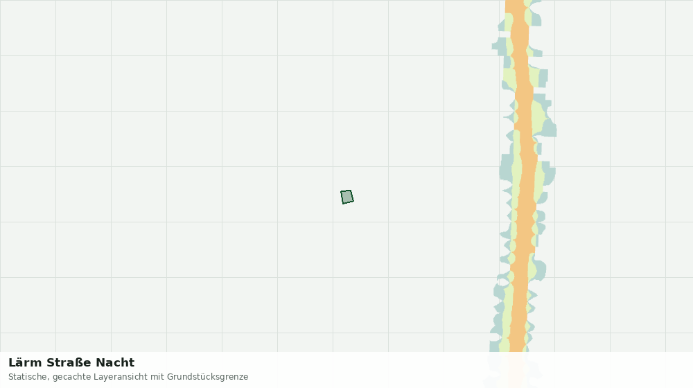 Statische Kartenansicht: Lärm Straße Nacht