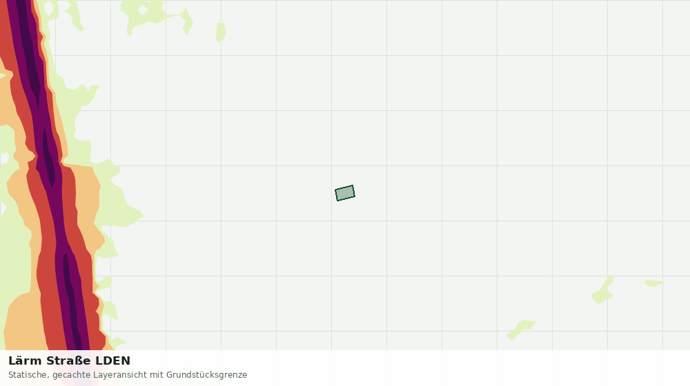 Statische Kartenansicht: Lärm Straße LDEN