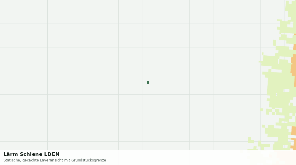 Statische Kartenansicht: Lärm Schiene LDEN