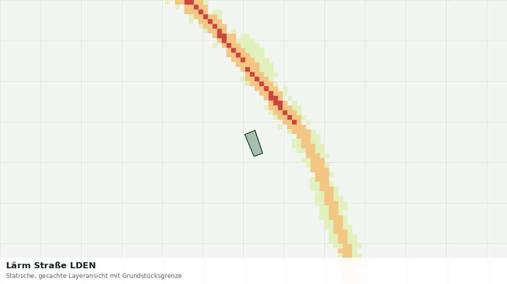 Statische Kartenansicht: Lärm Straße LDEN