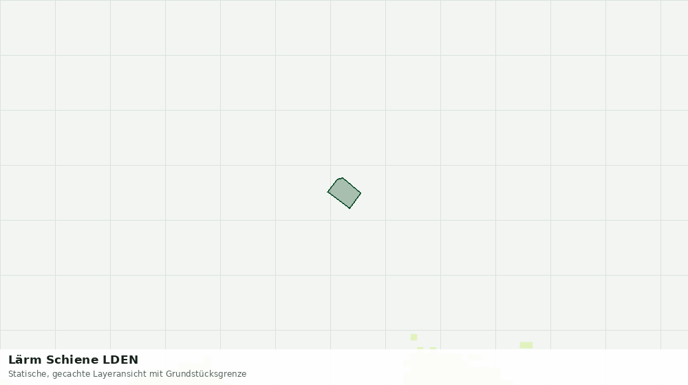 Statische Kartenansicht: Lärm Schiene LDEN
