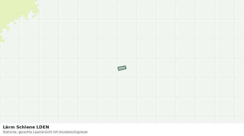 Statische Kartenansicht: Lärm Schiene LDEN