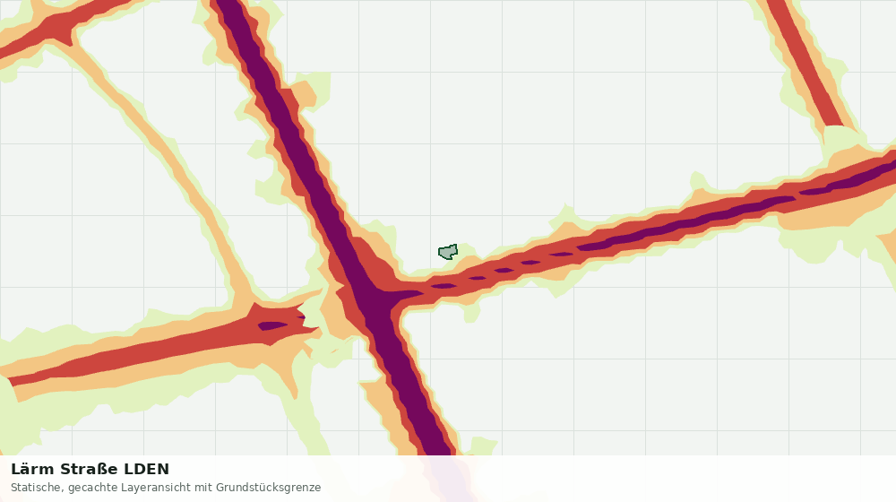 Statische Kartenansicht: Lärm Straße LDEN