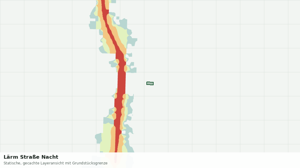 Statische Kartenansicht: Lärm Straße Nacht