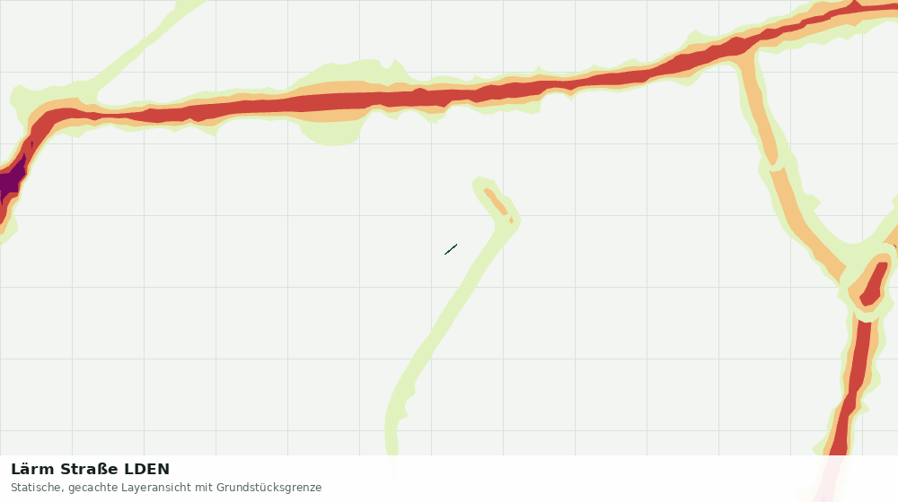 Statische Kartenansicht: Lärm Straße LDEN