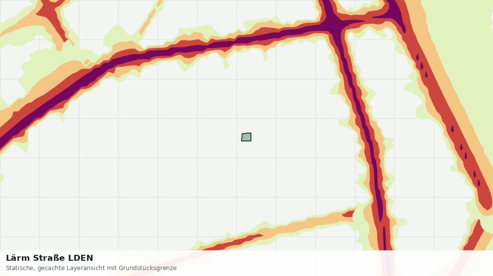 Statische Kartenansicht: Lärm Straße LDEN