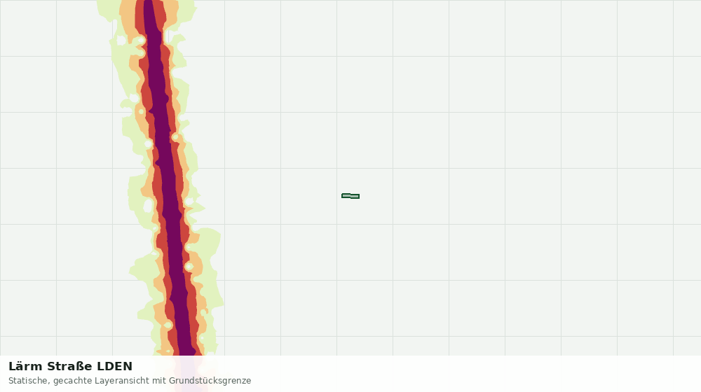 Statische Kartenansicht: Lärm Straße LDEN