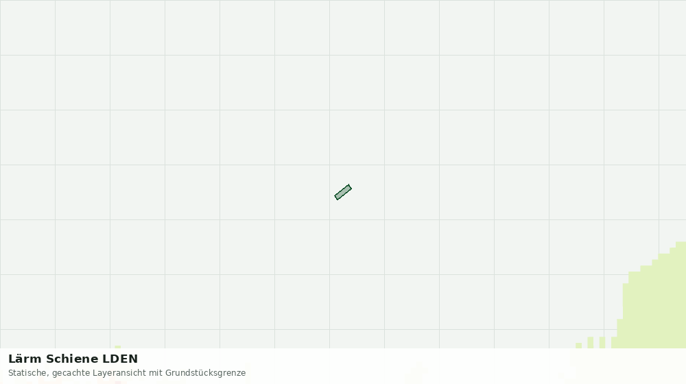 Statische Kartenansicht: Lärm Schiene LDEN