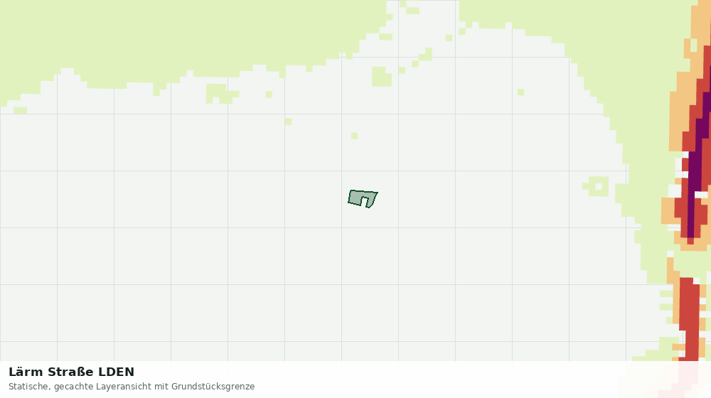 Statische Kartenansicht: Lärm Straße LDEN