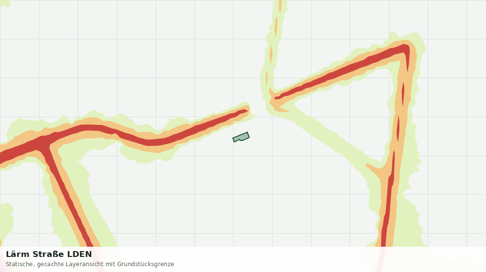 Statische Kartenansicht: Lärm Straße LDEN