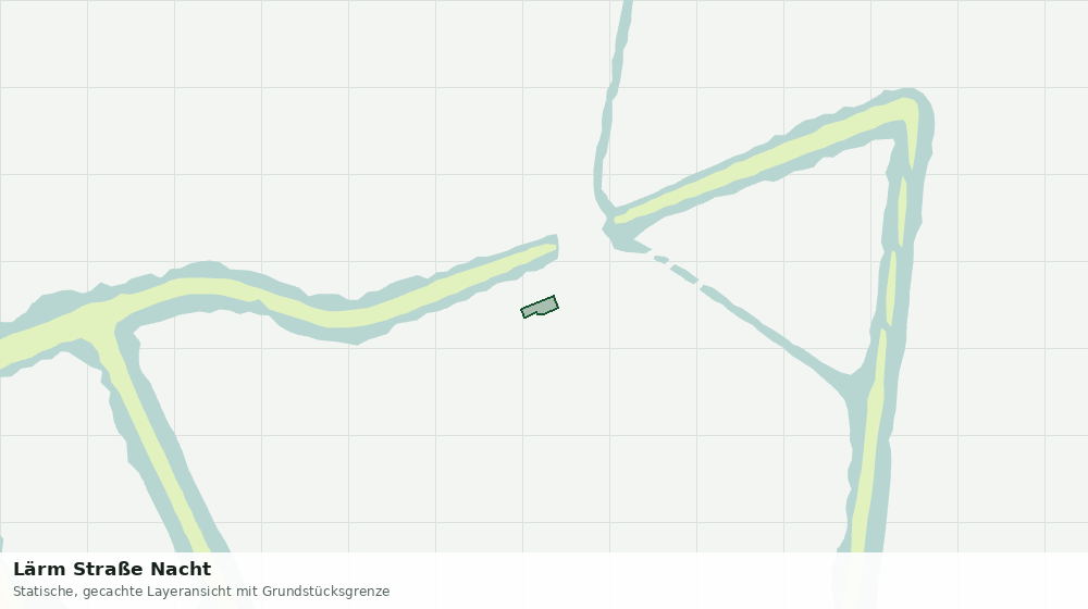 Statische Kartenansicht: Lärm Straße Nacht