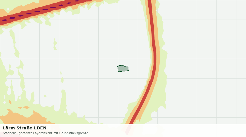 Statische Kartenansicht: Lärm Straße LDEN