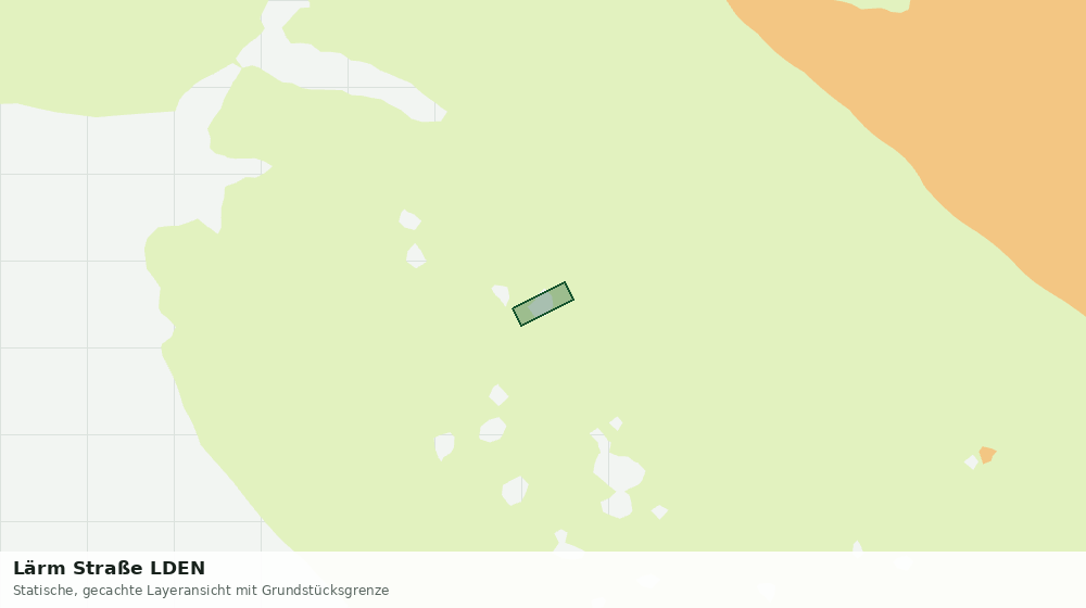 Statische Kartenansicht: Lärm Straße LDEN