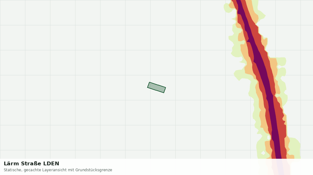 Statische Kartenansicht: Lärm Straße LDEN