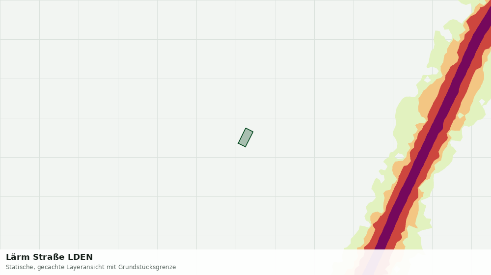 Statische Kartenansicht: Lärm Straße LDEN