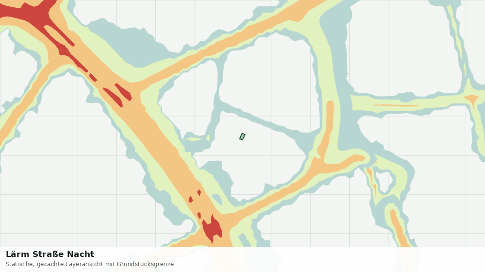 Statische Kartenansicht: Lärm Straße Nacht
