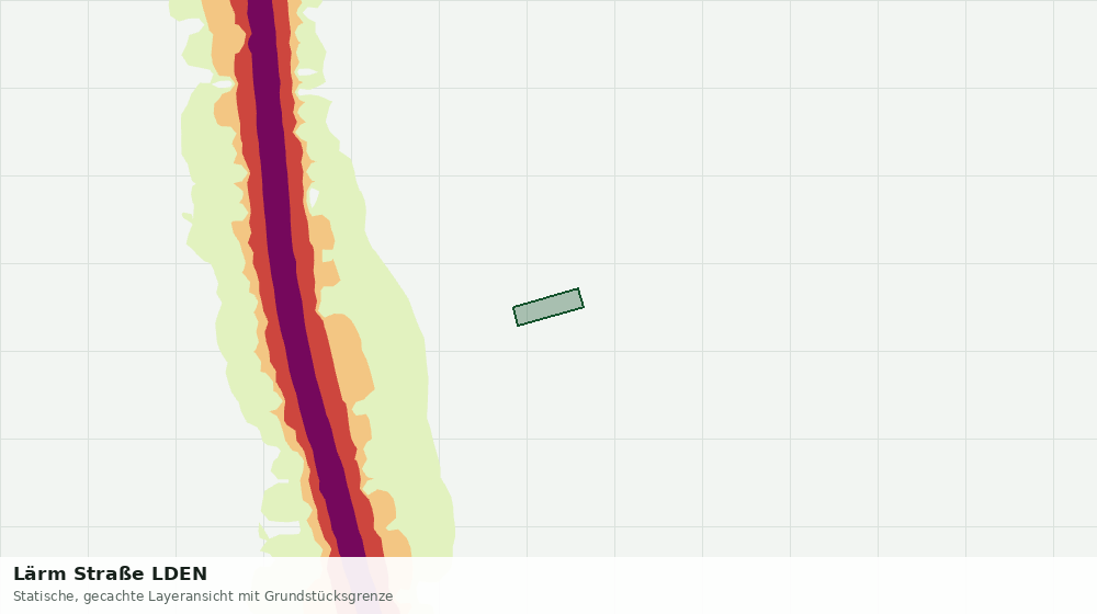 Statische Kartenansicht: Lärm Straße LDEN