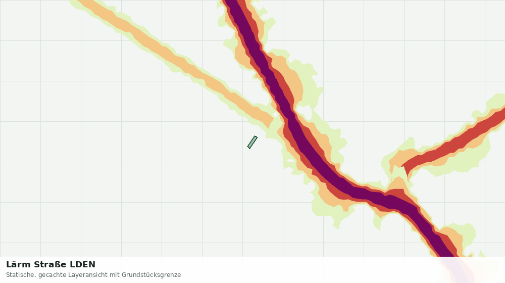 Statische Kartenansicht: Lärm Straße LDEN