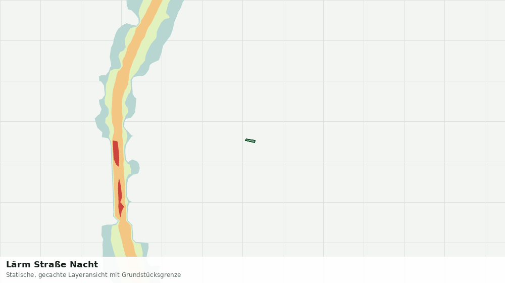 Statische Kartenansicht: Lärm Straße Nacht