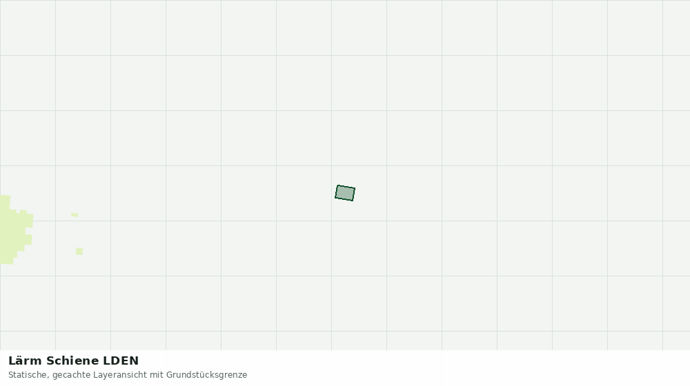 Statische Kartenansicht: Lärm Schiene LDEN