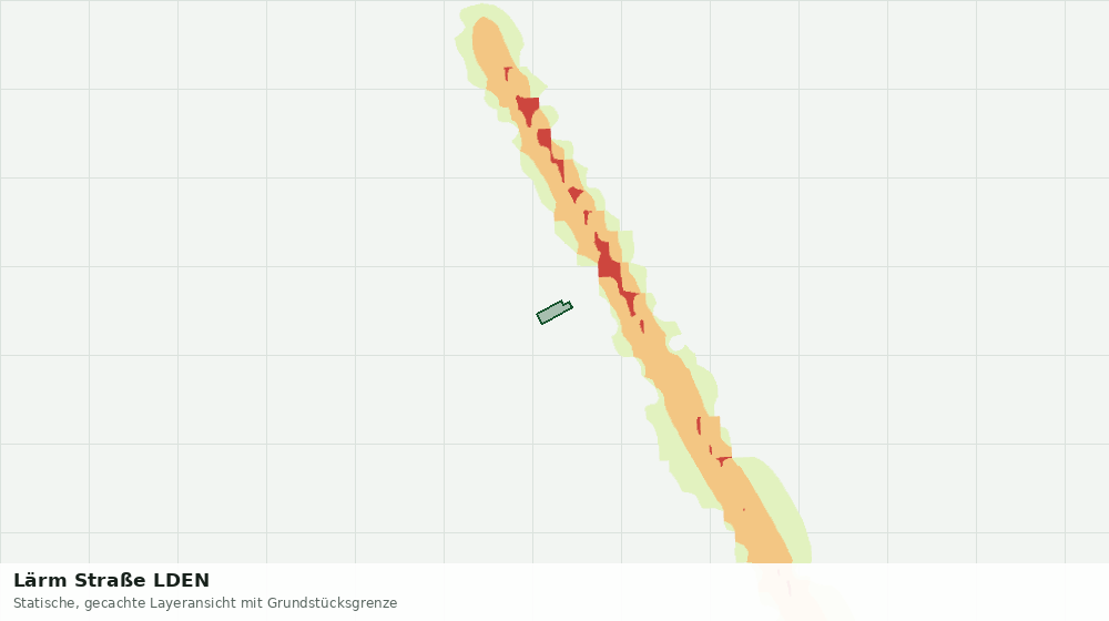 Statische Kartenansicht: Lärm Straße LDEN