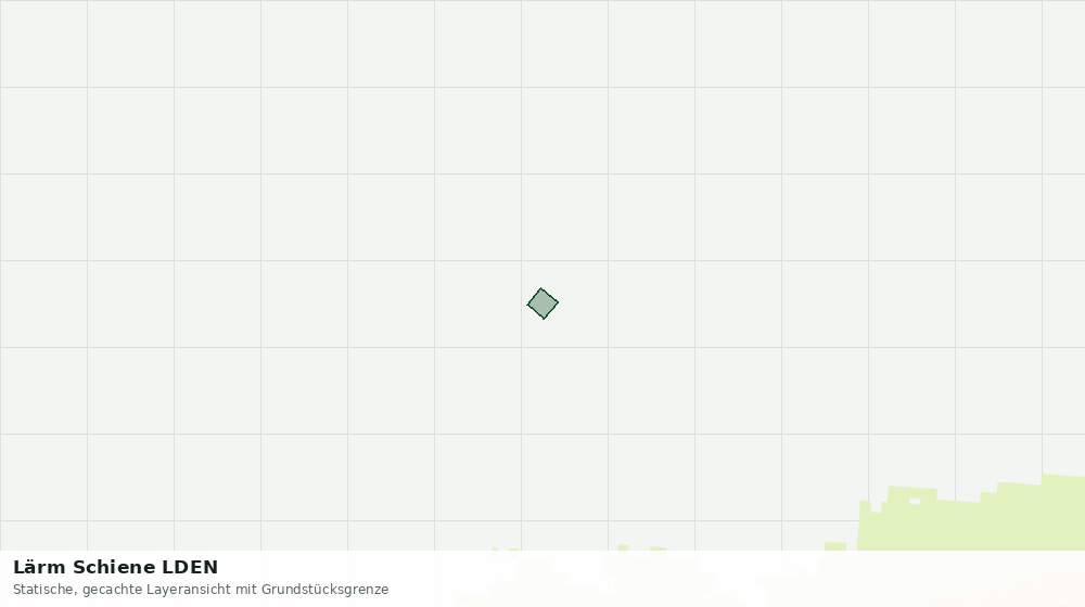 Statische Kartenansicht: Lärm Schiene LDEN
