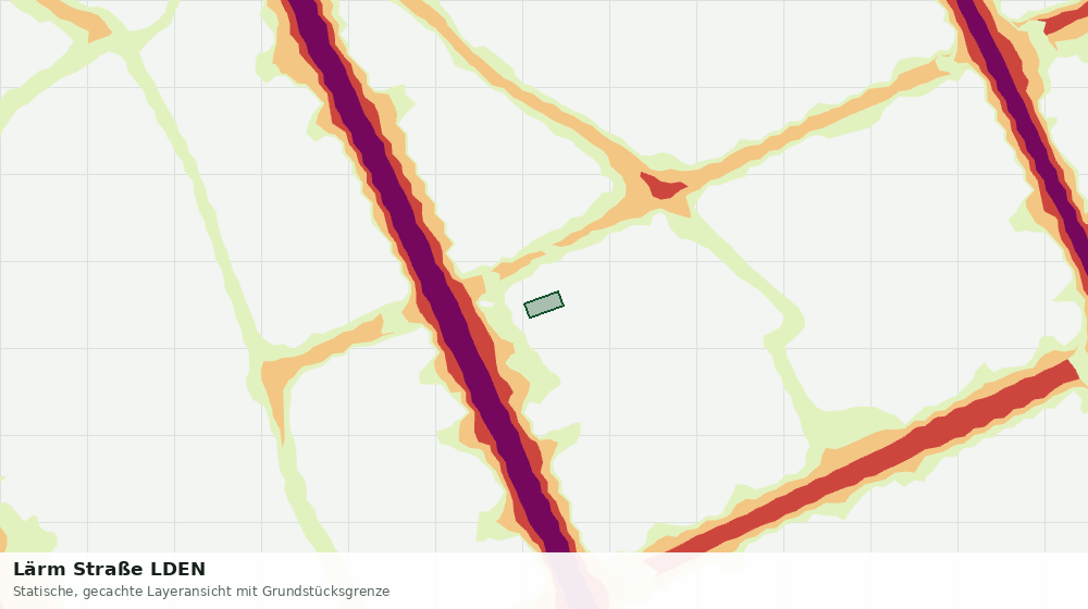 Statische Kartenansicht: Lärm Straße LDEN
