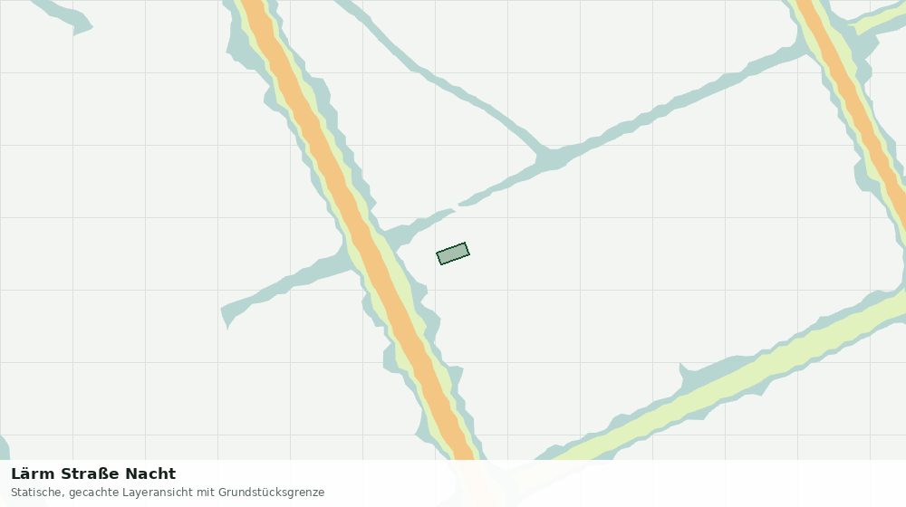 Statische Kartenansicht: Lärm Straße Nacht