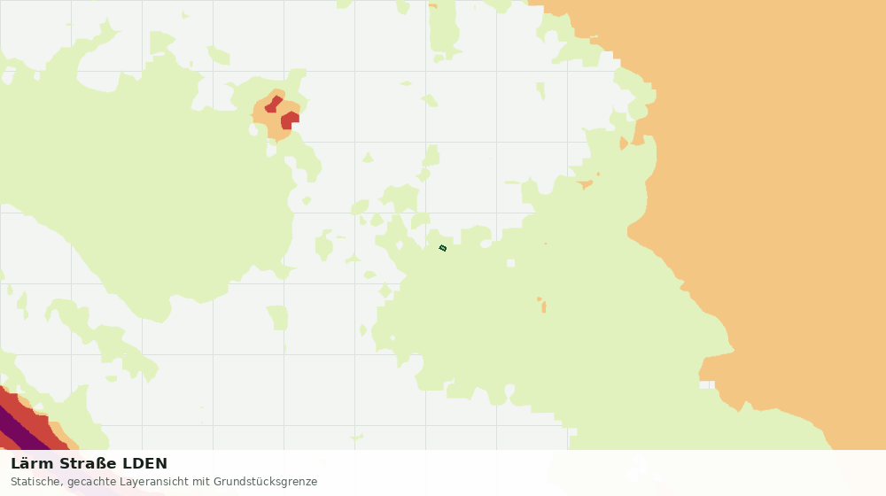 Statische Kartenansicht: Lärm Straße LDEN