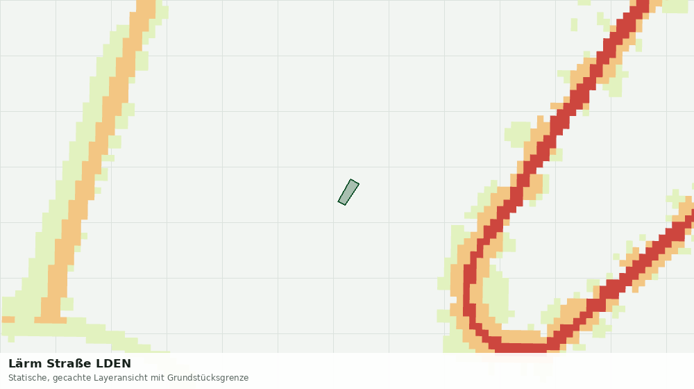 Statische Kartenansicht: Lärm Straße LDEN