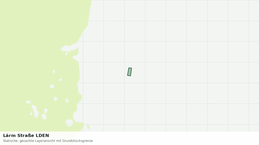 Statische Kartenansicht: Lärm Straße LDEN