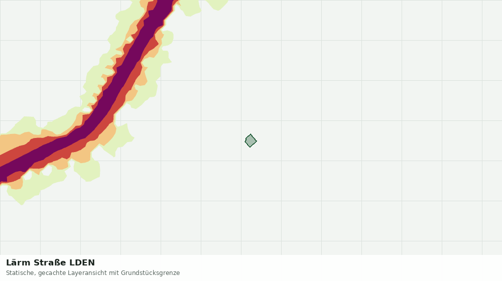 Statische Kartenansicht: Lärm Straße LDEN