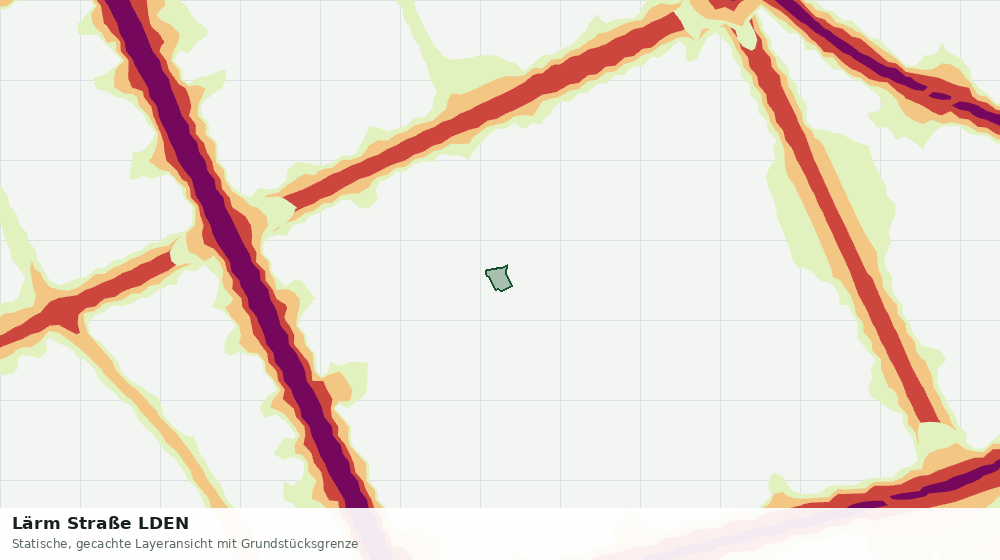 Statische Kartenansicht: Lärm Straße LDEN