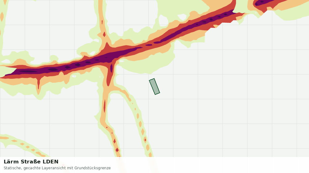 Statische Kartenansicht: Lärm Straße LDEN