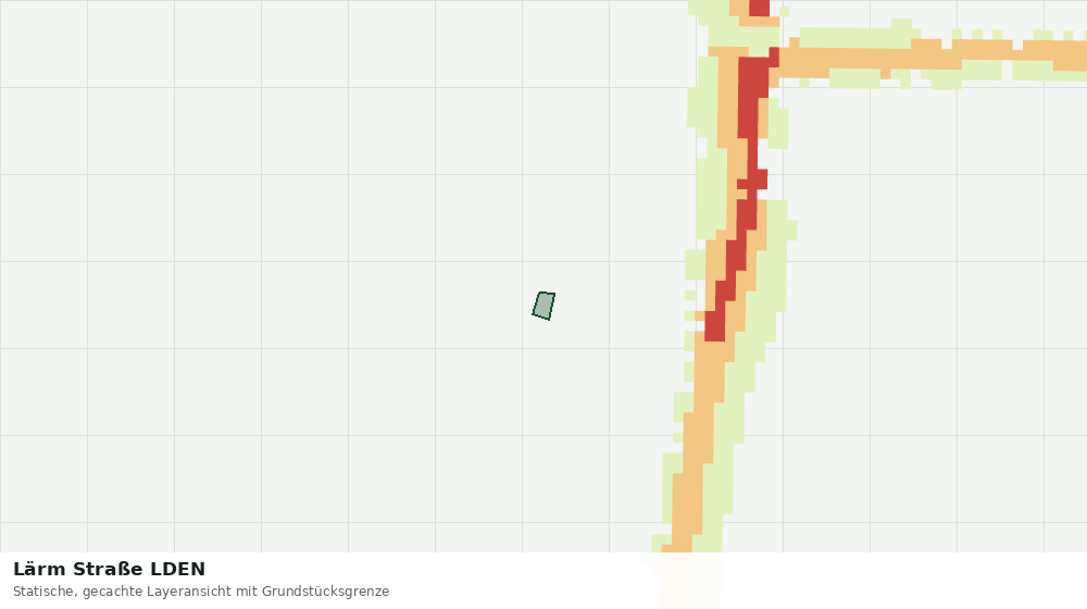 Statische Kartenansicht: Lärm Straße LDEN