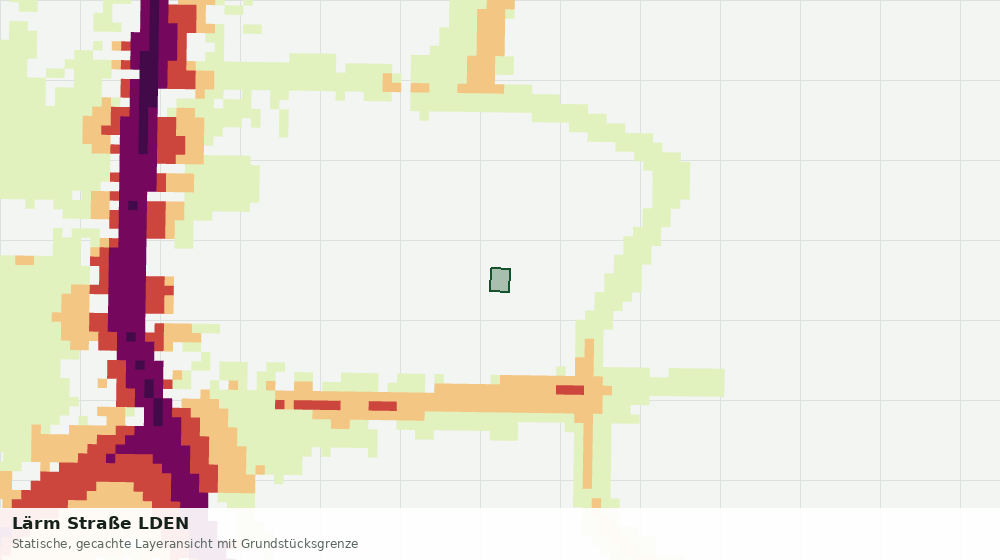 Statische Kartenansicht: Lärm Straße LDEN