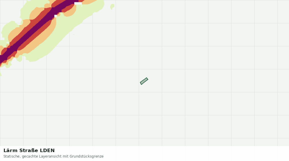 Statische Kartenansicht: Lärm Straße LDEN