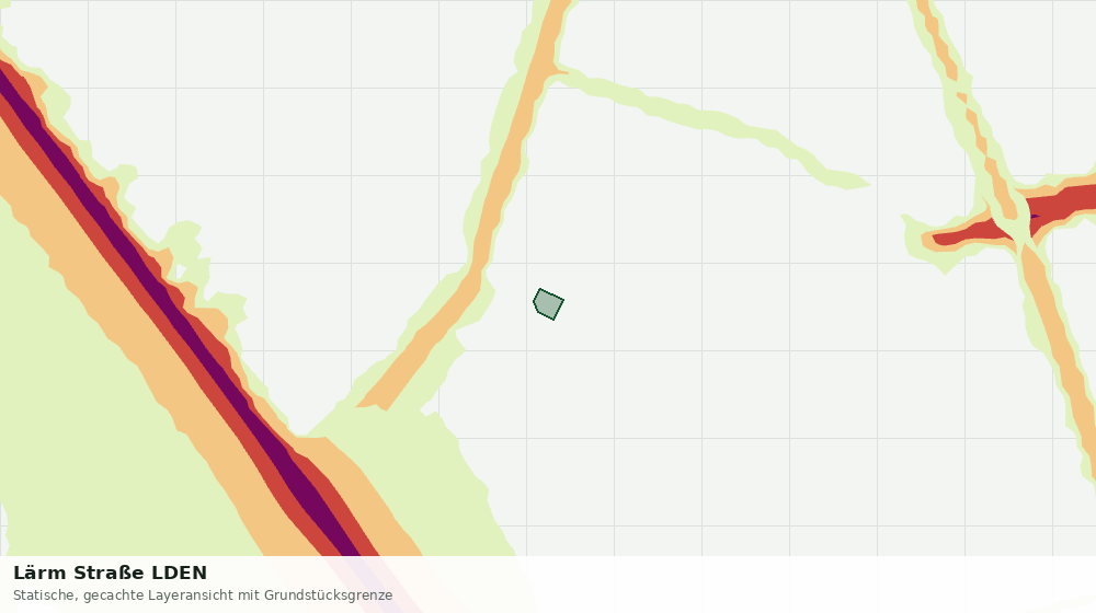 Statische Kartenansicht: Lärm Straße LDEN