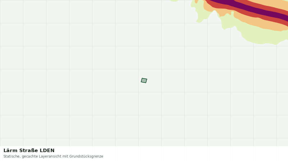 Statische Kartenansicht: Lärm Straße LDEN