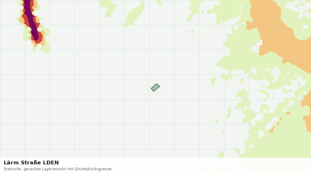 Statische Kartenansicht: Lärm Straße LDEN
