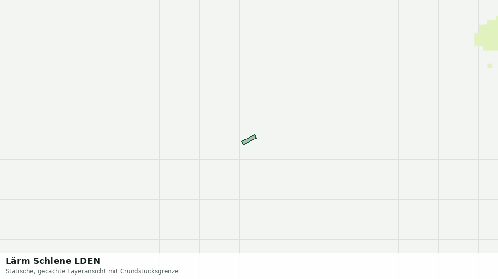 Statische Kartenansicht: Lärm Schiene LDEN