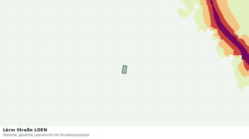 Statische Kartenansicht: Lärm Straße LDEN