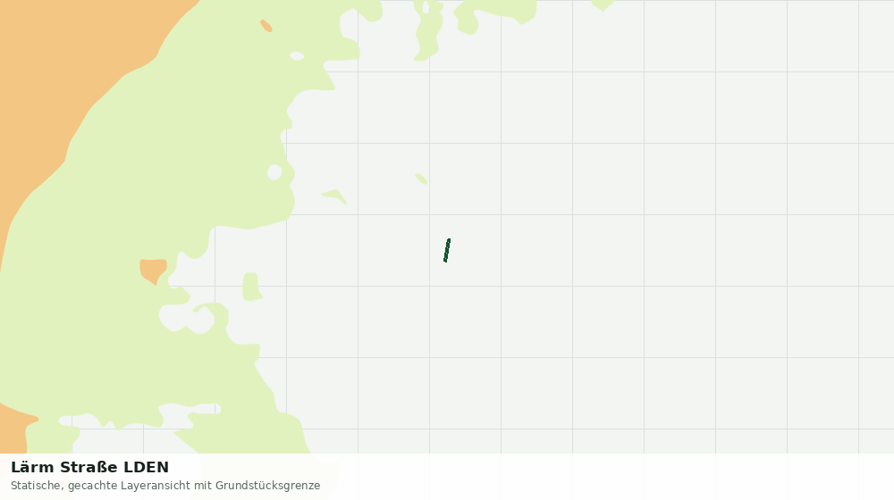 Statische Kartenansicht: Lärm Straße LDEN