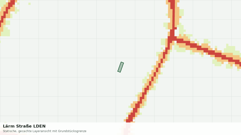 Statische Kartenansicht: Lärm Straße LDEN