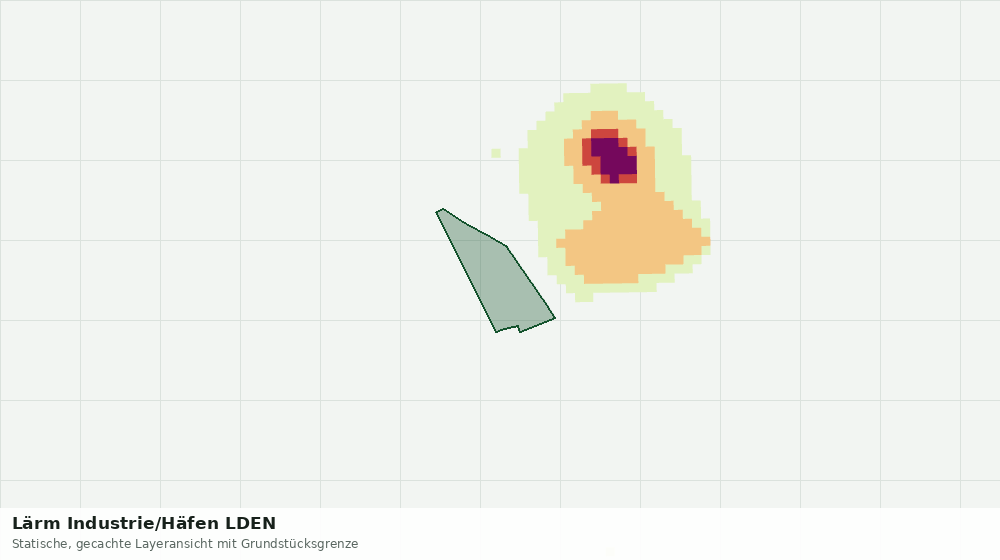 Statische Kartenansicht: Lärm Industrie/Häfen LDEN