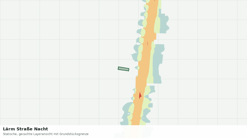 Statische Kartenansicht: Lärm Straße Nacht