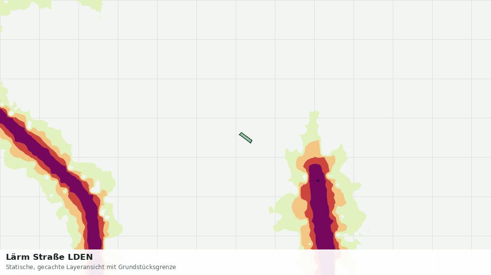 Statische Kartenansicht: Lärm Straße LDEN