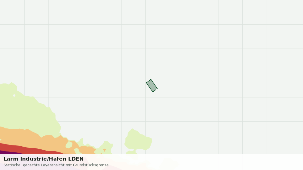 Statische Kartenansicht: Lärm Industrie/Häfen LDEN